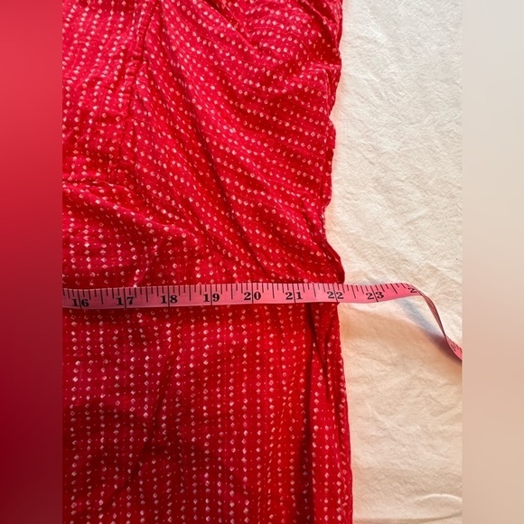 Gap Cap Sleeved Lightweight Red & White Top Size Large Tall - Picture 10 of 10